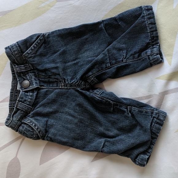 *4/$20* Old Navy cotton lined jeans 0-3 mo - Picture 5 of 6